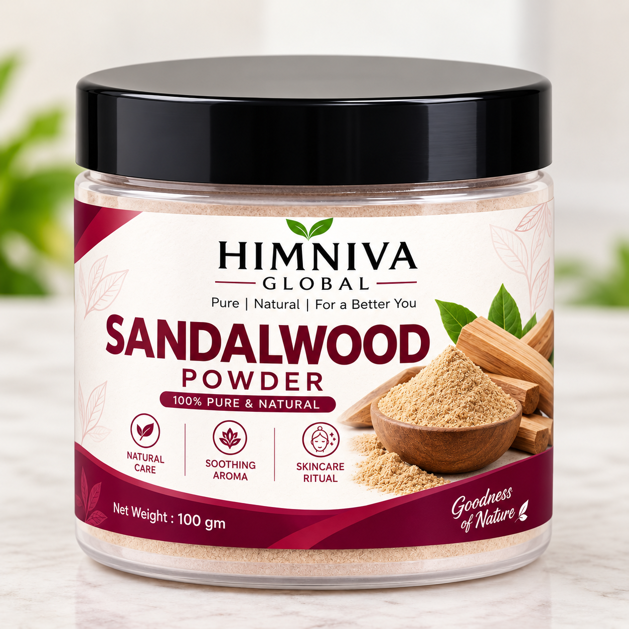 HIMNIVA Sandalwood Powder 100g